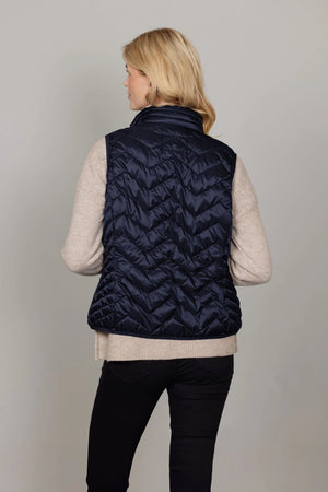 Louise vest-Navy
