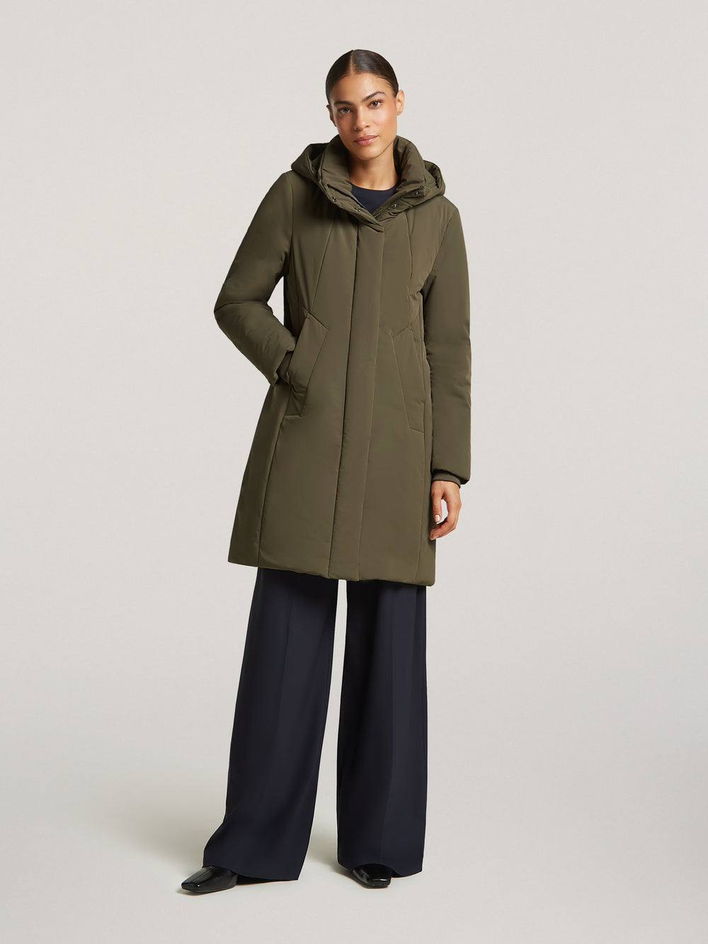 Alexandra coat-Coffee