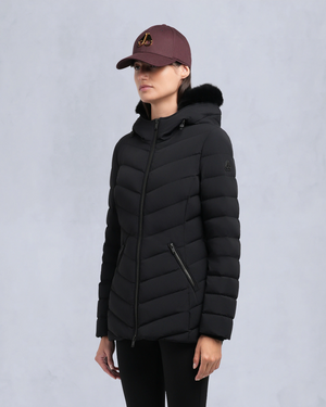 Roselawn 5 Black w black shearling