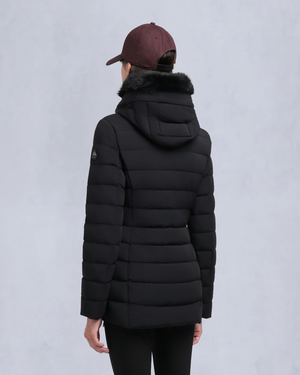 Roselawn 5 Black w black shearling