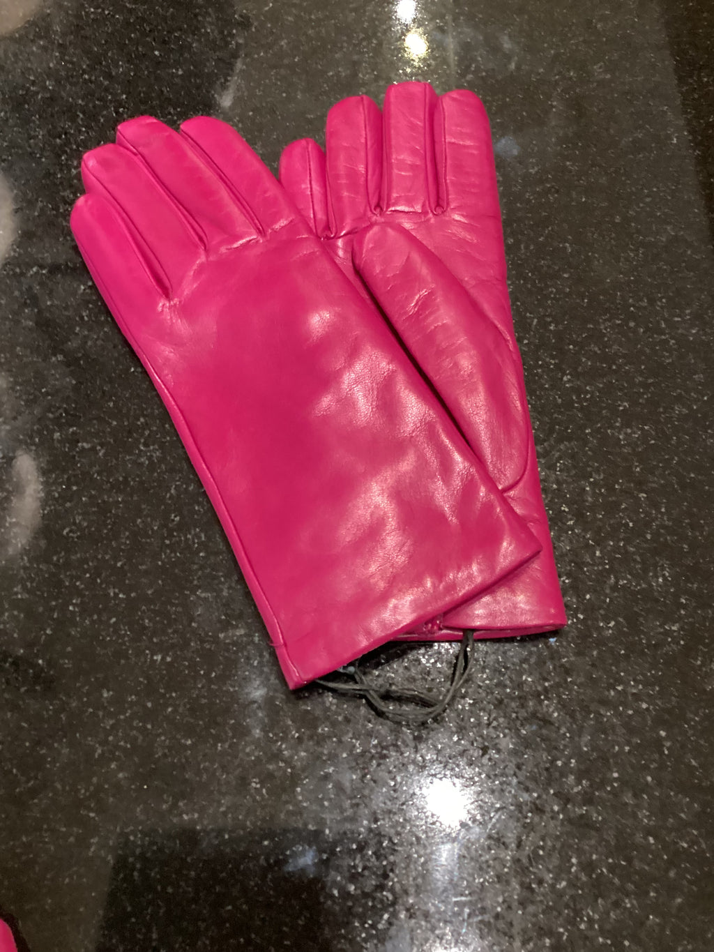 Sofia Gants leather glove-Wine