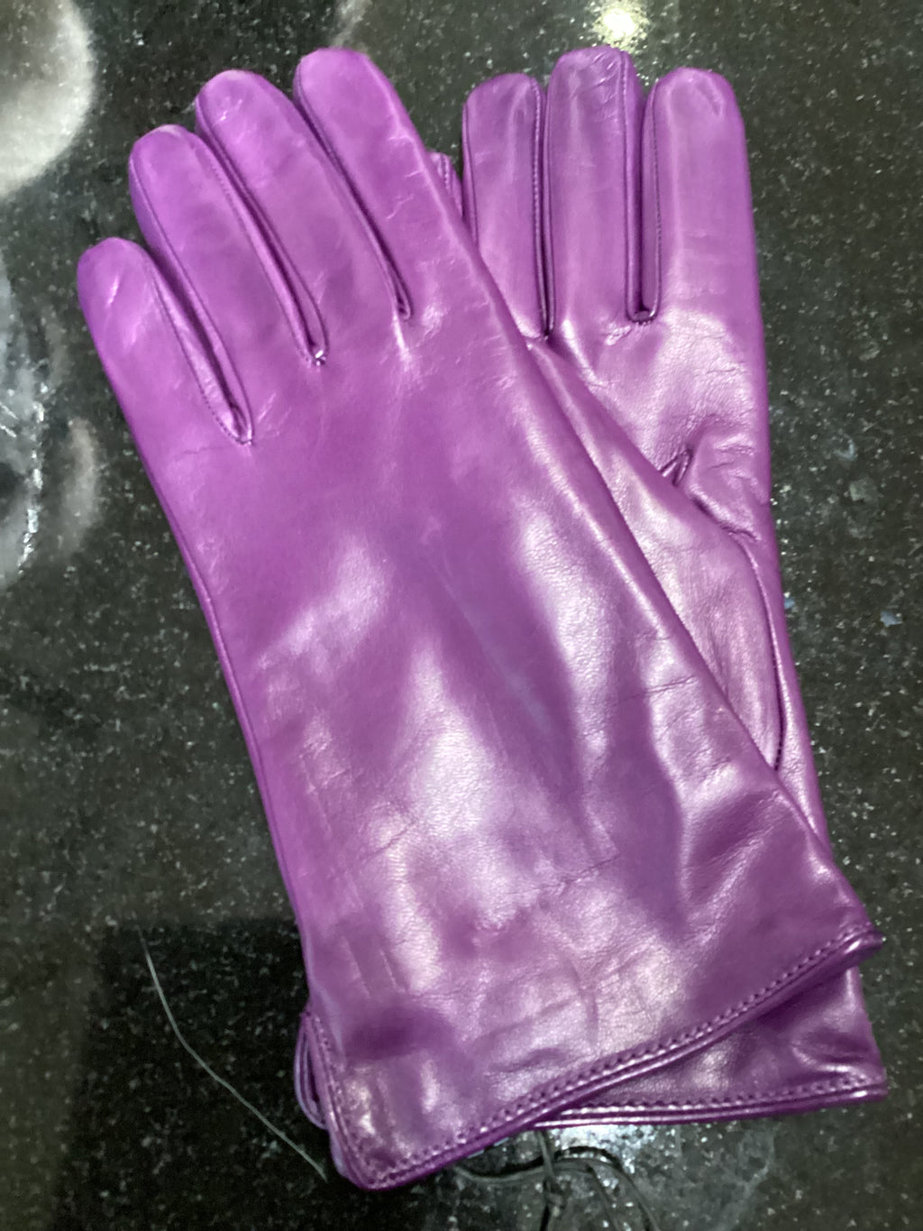 Sofia Gants leather glove-Purple