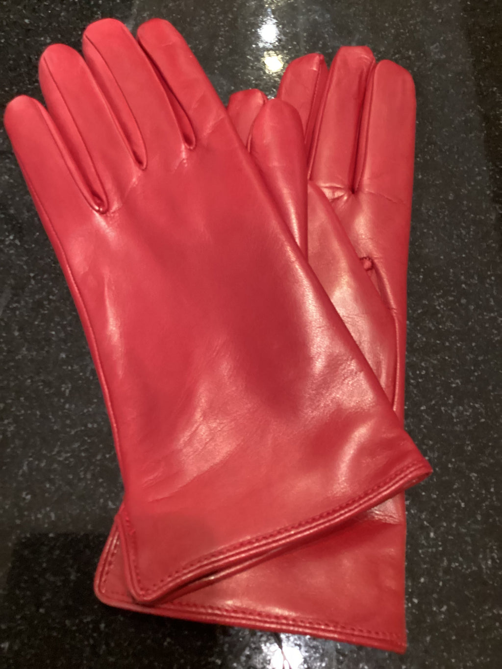 Sofia Gants leather glove-Brick