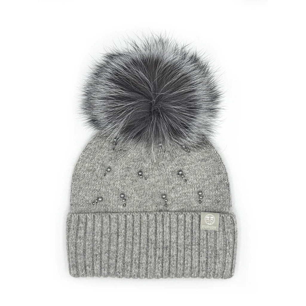 Pom Pom Toque- Grey
