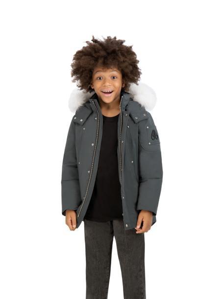 UNISEX PARKA GRANITE W NATURAL FUR